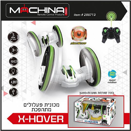 מכונית פעלולים מתהפכת